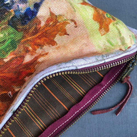 Painterly Clutch Bag