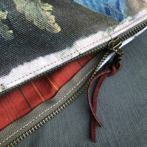 Painterly Clutch Bag