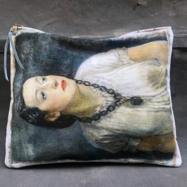 Painterly Clutch Bag