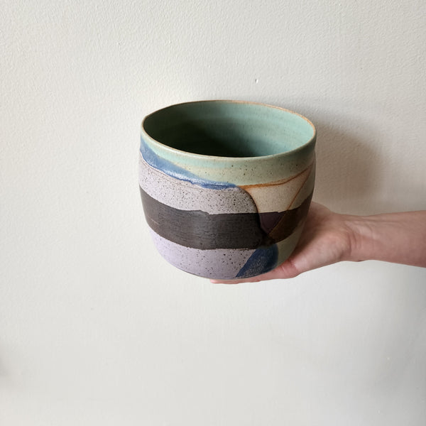 Handmade Planter Small Abstract - B